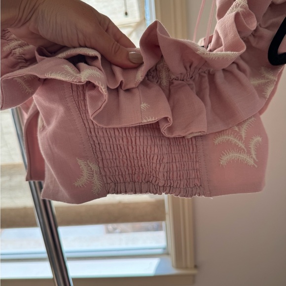 Pink Ruffled Top and Pants Set - Picture 6 of 9